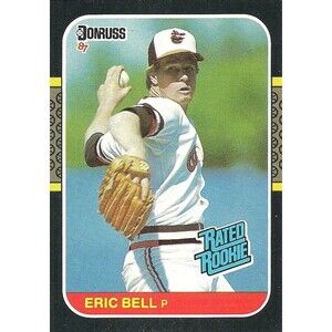 1987 Donruss Baseball Card - #39 Eric Bell